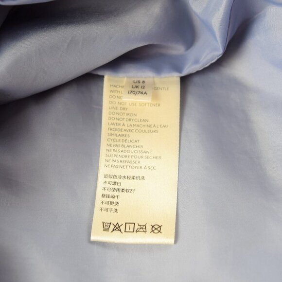 FREE PEOPLE Mini Skirt Faux Suede Wisteria Breeze Blue Days In The Sun NWT 8 - Picture 9 of 12